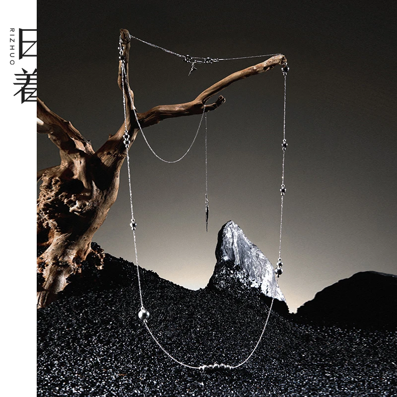 铜项链 日着原创首饰2025新款可调节高级感梅枝游侠链RB3201P3