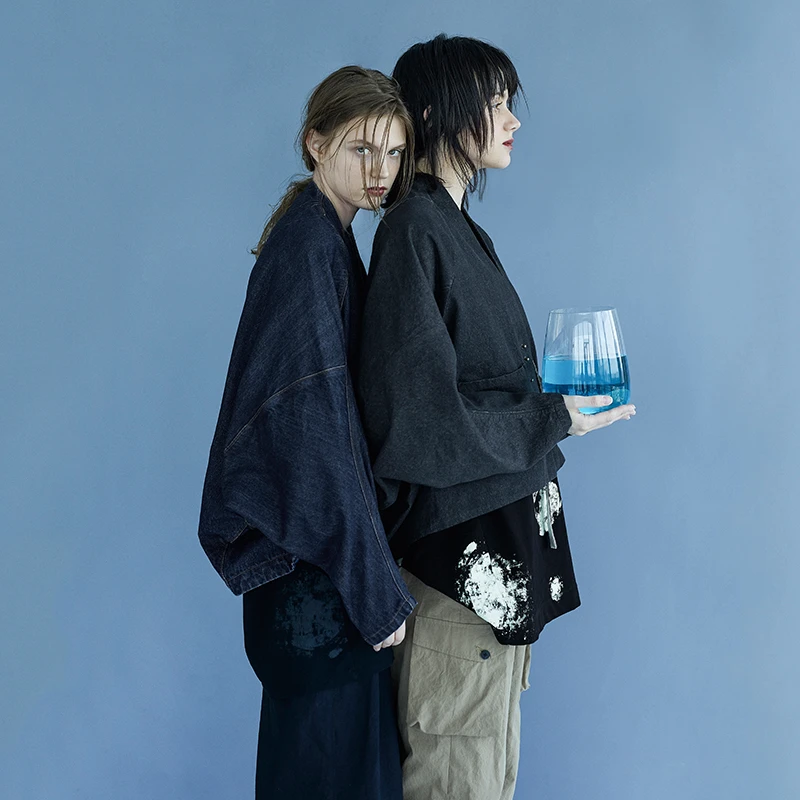 日着原创女装2025秋季新款纯棉休闲牛仔短外套女RB3003W0