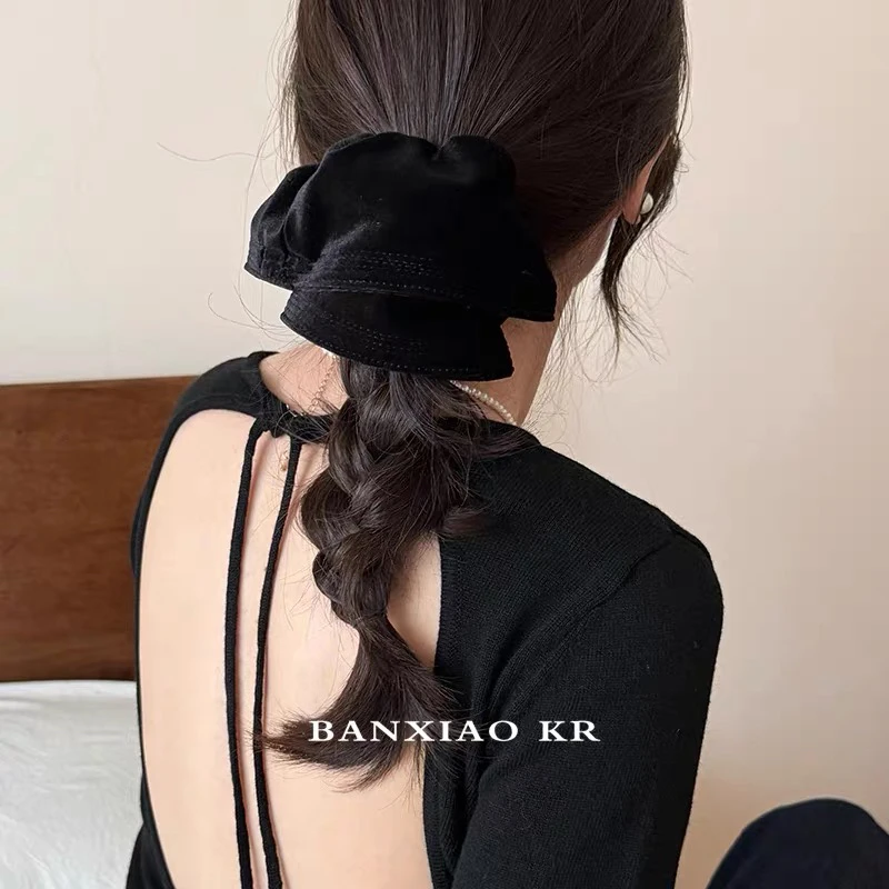 泡芙～丝绒发圈发饰