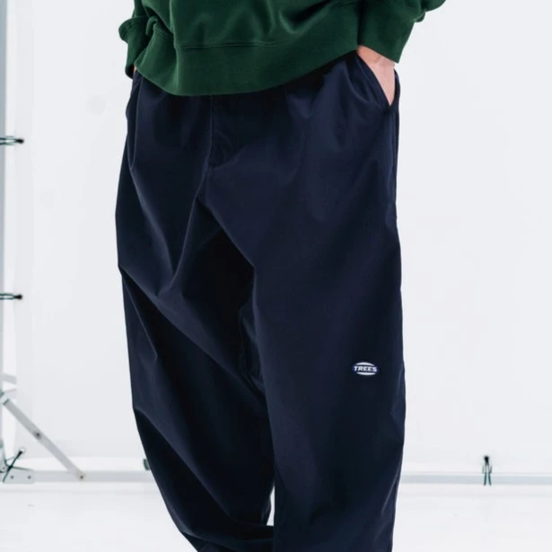 WARMTREES2023AW 经典复刻TREES椭圆标宽松长裤