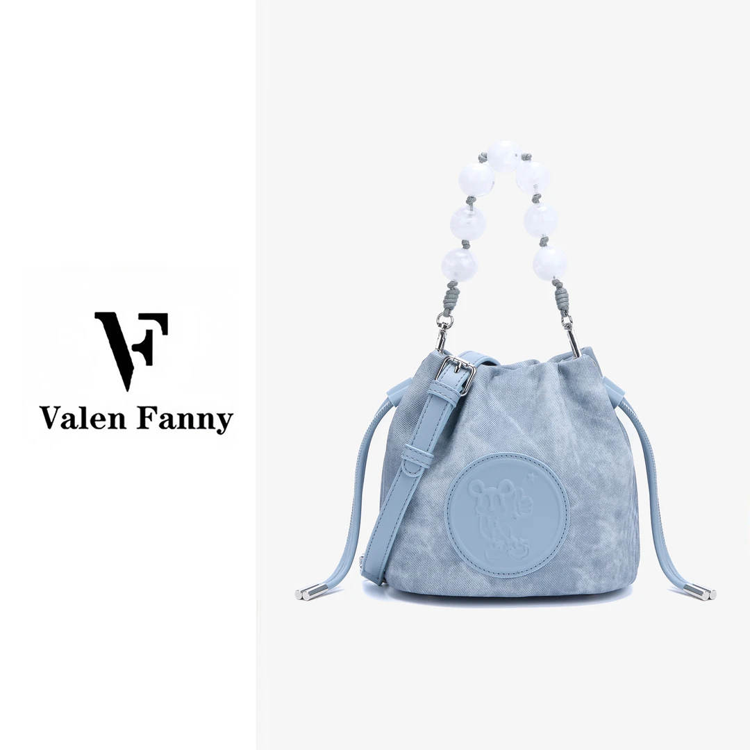 新款时尚小众质感百搭手拎单肩斜挎水桶包