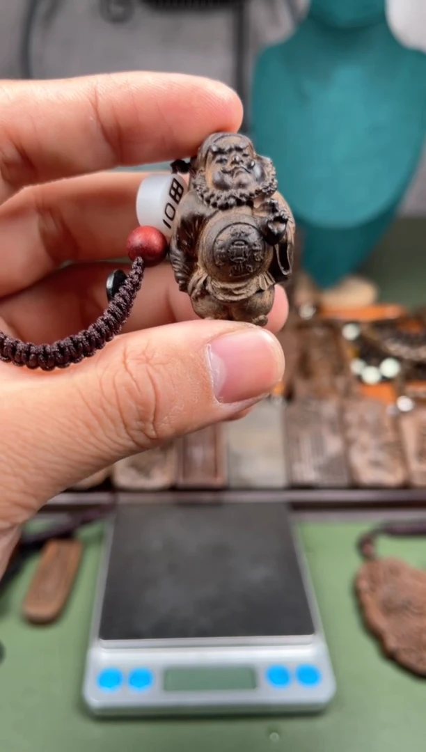 【闪购商品】香木钥匙扣钟馗6.88
