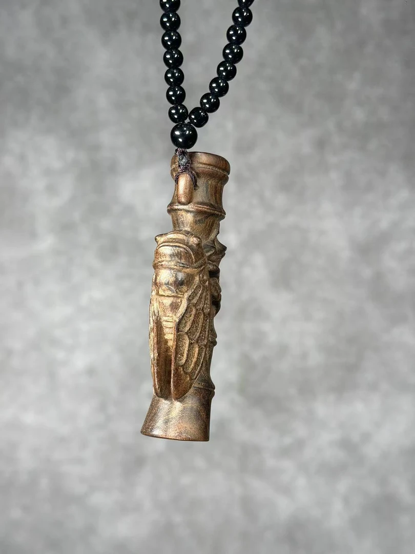 一鸣惊人手把件）赠送手把绳正区精工原木