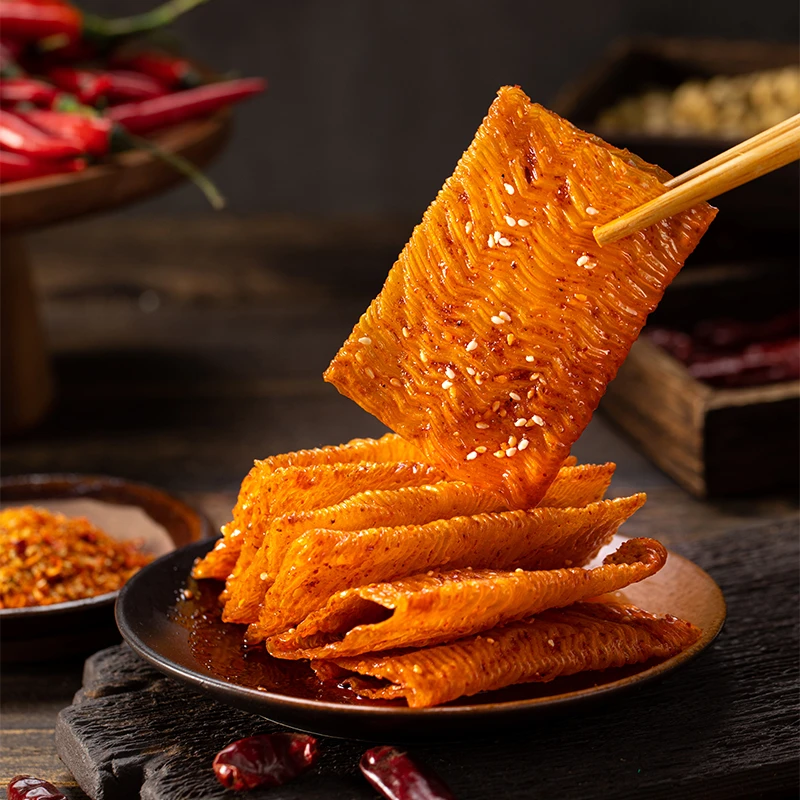 辣典欢乐鞋底辣条豆皮豆筋大辣片变态辣香辣儿时怀旧零食江西特产