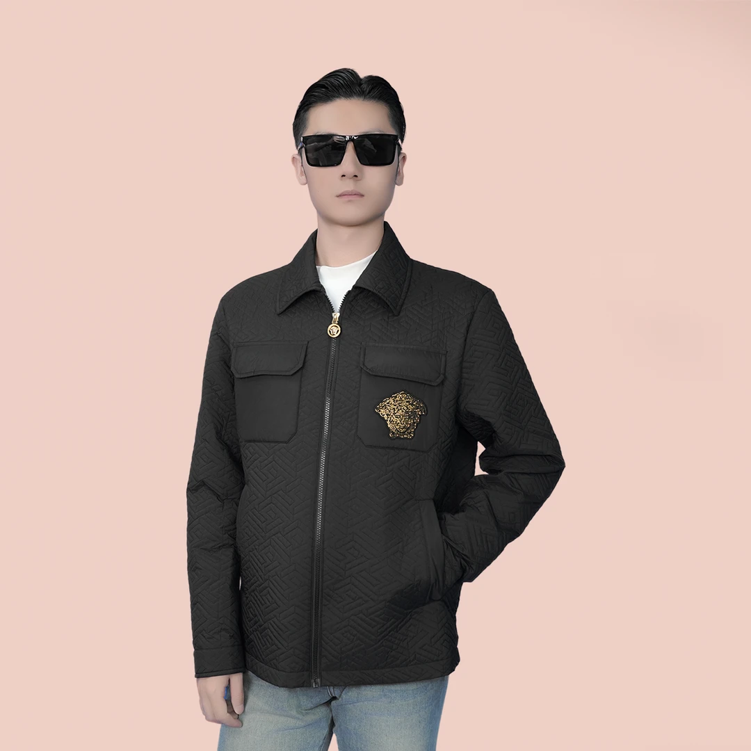 VERSTUE LEKFEN/瓦萨琪勒芬冬季新款金色简约棉夹克6232150602