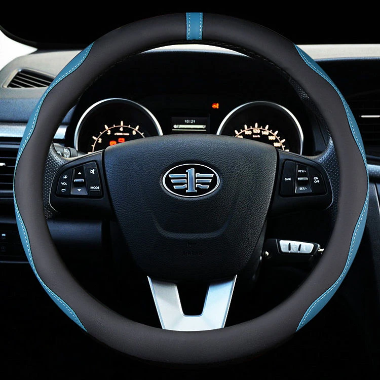 奔腾B30 B50 B70B90 X80 X40专用方向盘套四季汽车把套真皮免手缝