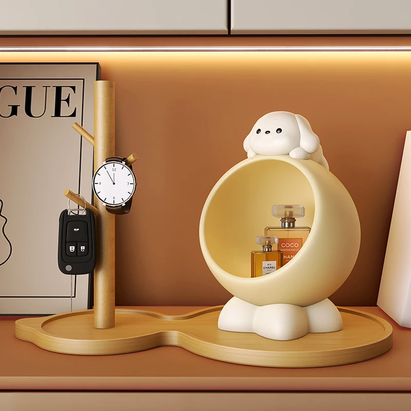 FONDOLO/凡德洛熊入户玄关钥匙收纳神器置物架可爱桌面摆件礼品