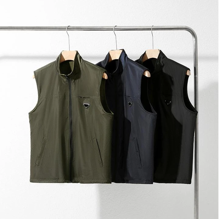 满分品质！男女户外运动休闲防风马甲立领外套1511