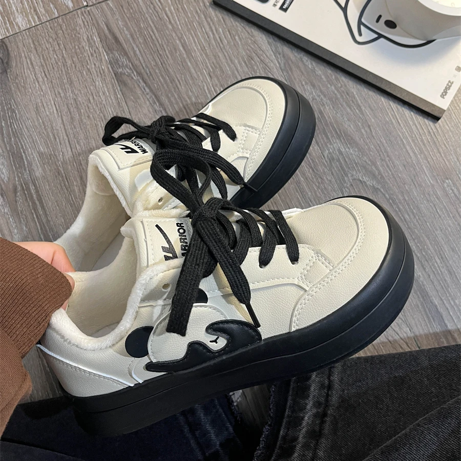 回力2025春冬新款熊猫鞋低帮帆布鞋百搭小众爆款设计款经典潮款鞋