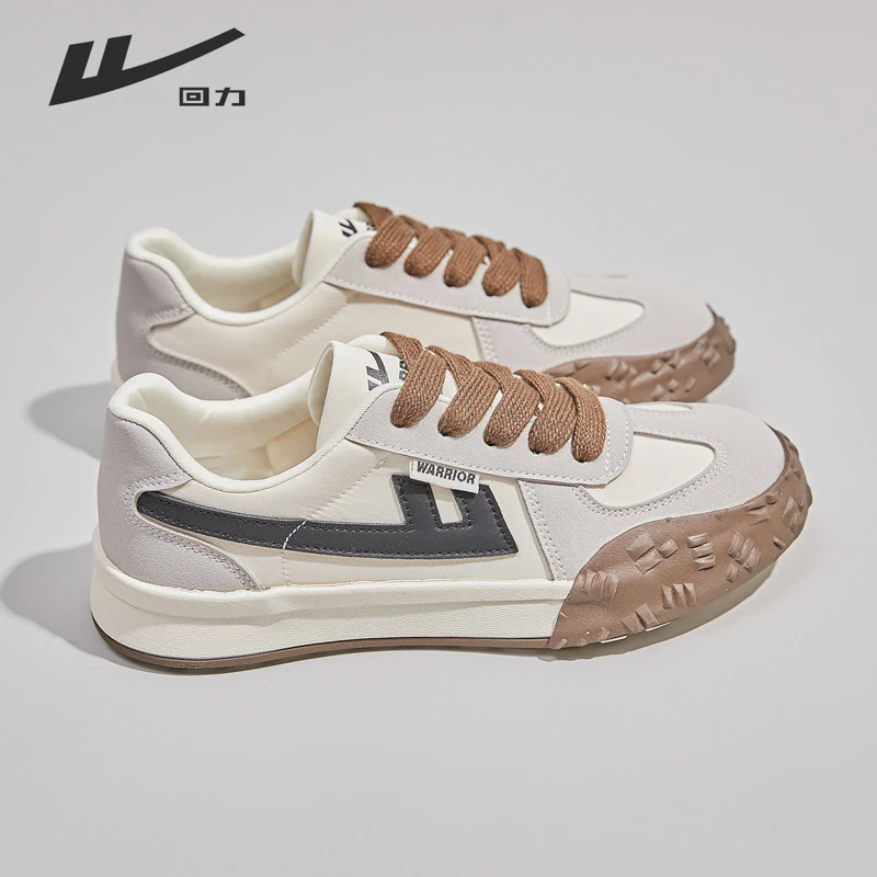 回力女鞋2024款德训鞋百搭秋季复古小众厚底学生韩版春夏潮流潮鞋