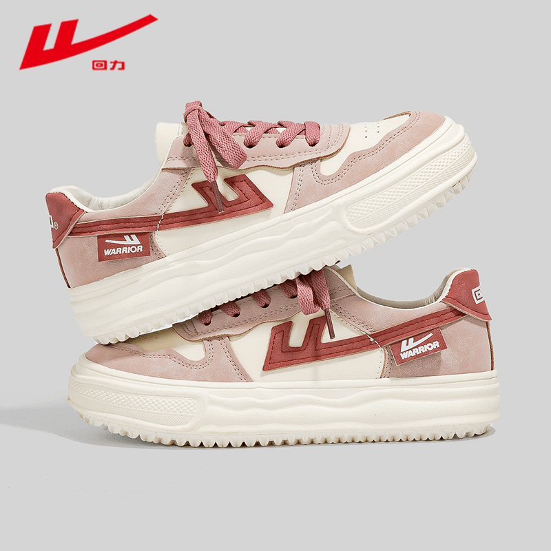 回力小白鞋女2023新款百搭ins潮休闲帆布板鞋薄款透气系带溶解鞋