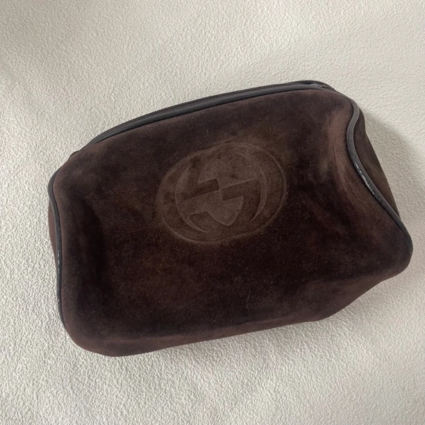 90新 GUCCI/古驰 【六六中古】孤品复古化妆包cb378