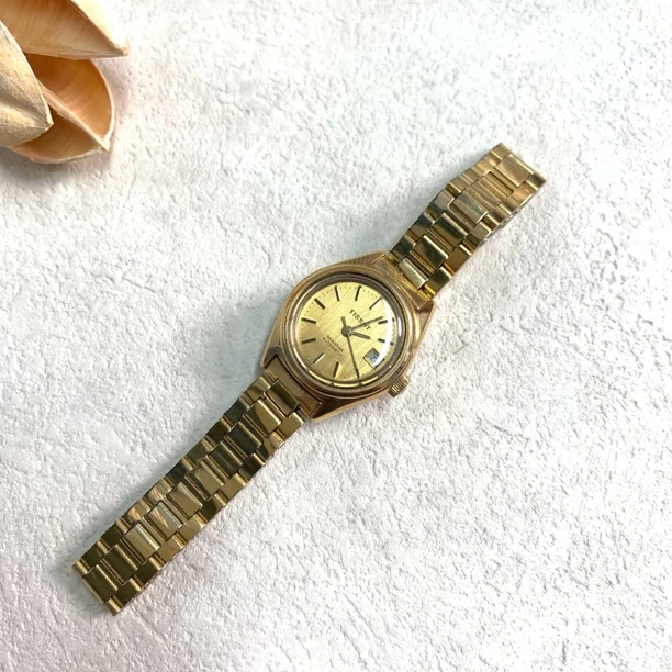 90新 Tissot/天梭 【六六中古】孤品复古手表cp1011手围18表盘25mm