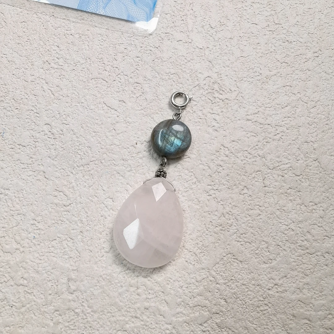 90新  【六六中古】孤品水晶复古吊坠gm35