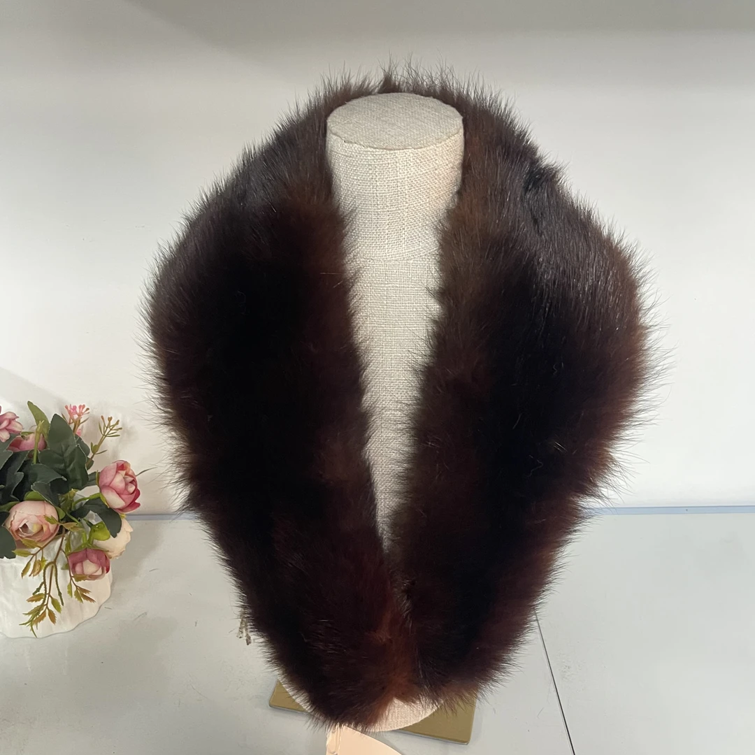 90新 【六六中古】孤品貂毛毛领ay1235