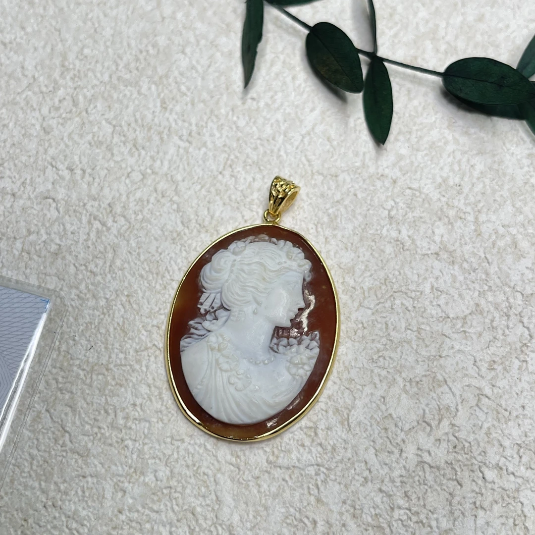 90新  【六六中古】孤品s925贝壳吊坠aw8193