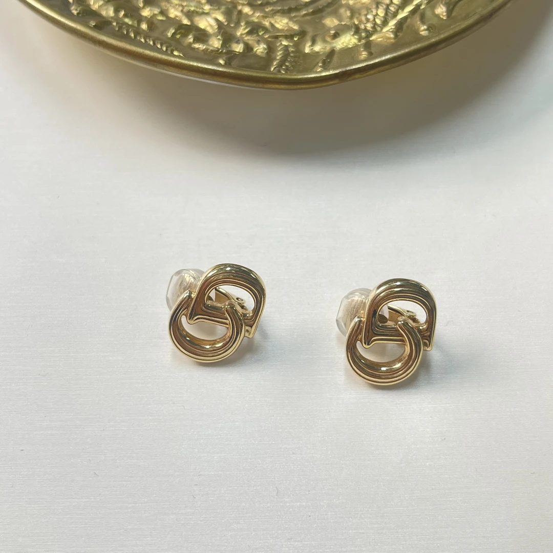90新 DIOR/迪奥 【六六中古】孤品复古耳夹km7837