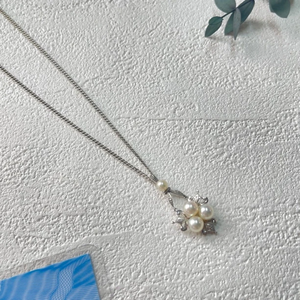 90新  【六六中古】孤品5.6mm海水珍珠项链th592链长40cm