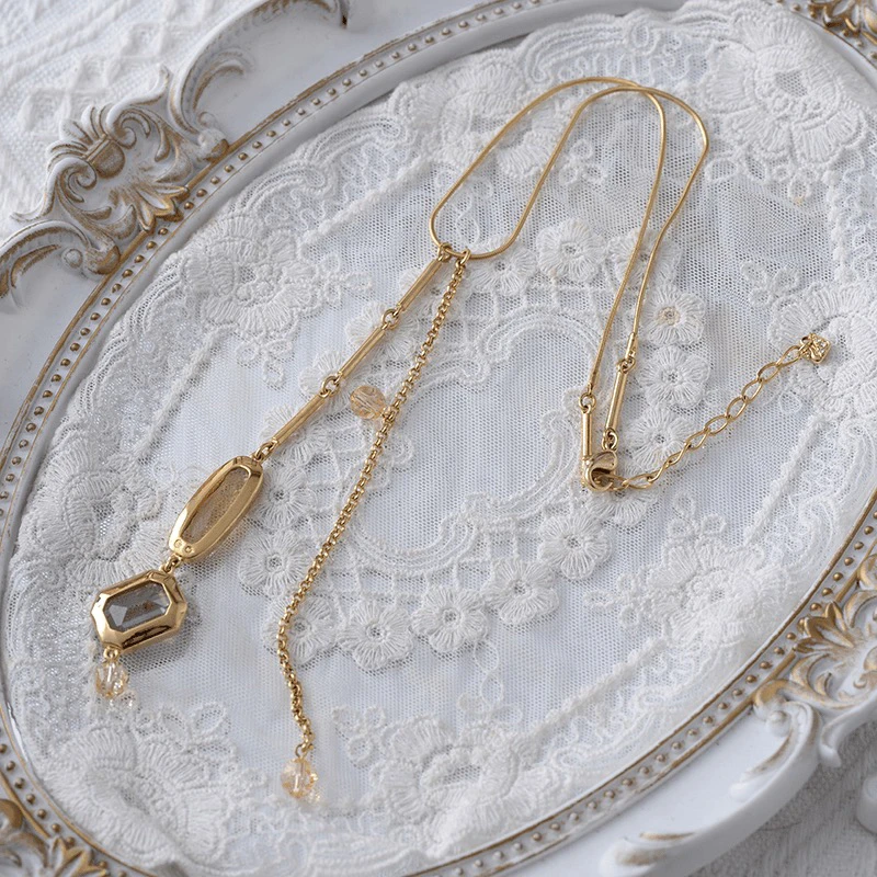 90新 Swarovski/施华洛世奇 【六六中古】孤品复古项链ca169长48-55