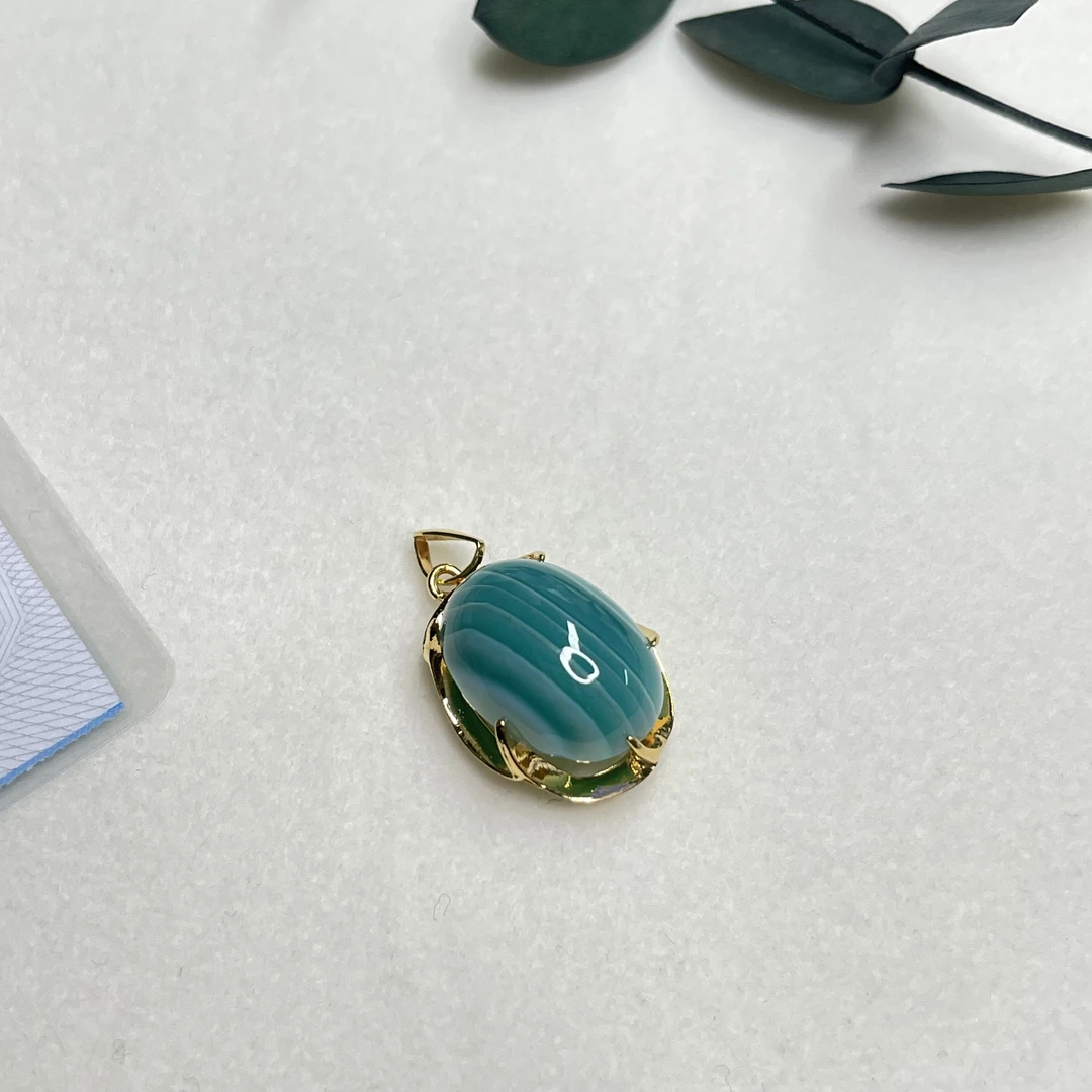 全新未使用  【六六中古】孤品复古玛瑙吊坠aw9003