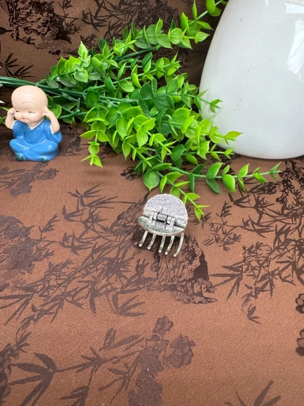 925银银制品 小郑家纯银抓夹