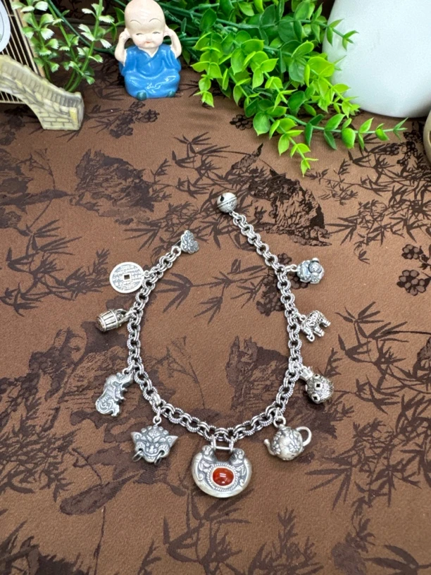 925银脚链 小郑家纯银脚链