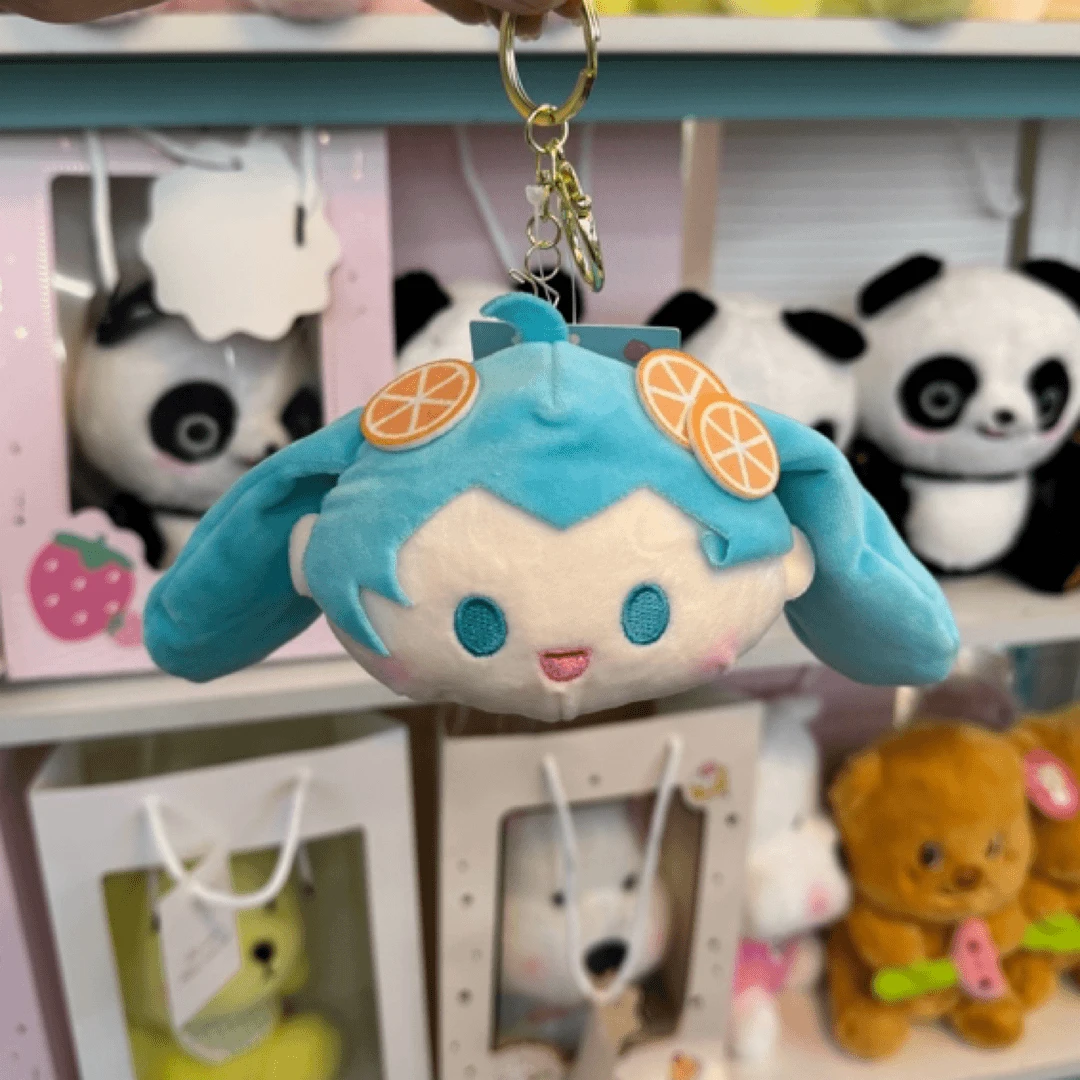 初音柠檬零钱包挂件4个