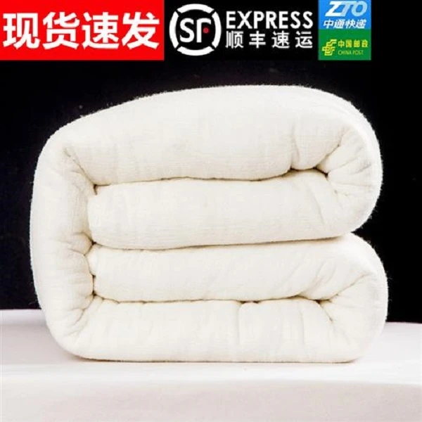 新疆手工棉被纯棉花被芯全棉被子冬被棉絮床垫褥子棉胎垫被长绒被