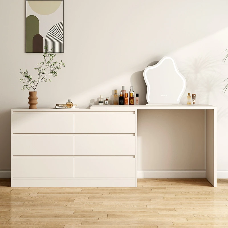 [悦居坊】卧室轻奢储物柜房间靠墙简约现代电视柜抽屉式收纳柜子