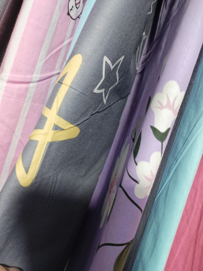 斜纹纯棉布头。百分百全棉