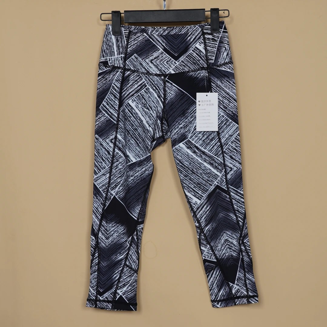 款号B534瑜伽裤超高腰女磨毛紧身提臀透气吸湿超弹健身裤