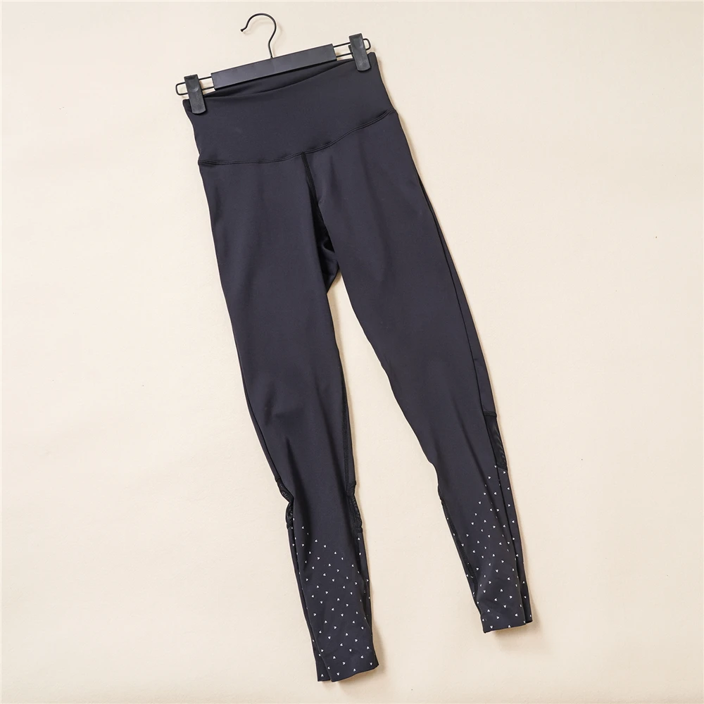 健身裤女九分高腰速干紧身透气吸湿排汗跑步健身瑜伽裤