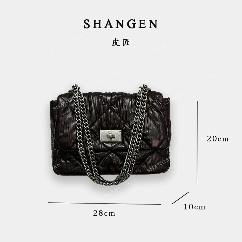 【尚恩CC】ZT-D7118-酱咖-轻奢时尚女士新款手提单肩斜挎水桶包