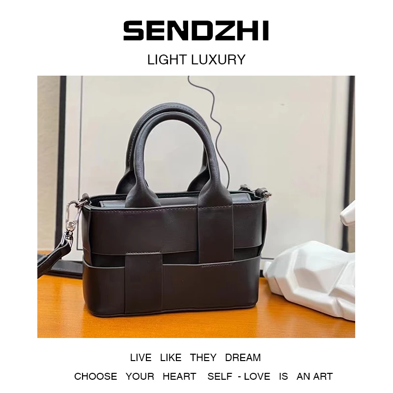 【尚恩CC】J-6213-黑色-轻奢小众设计感时尚百搭ins女士包包