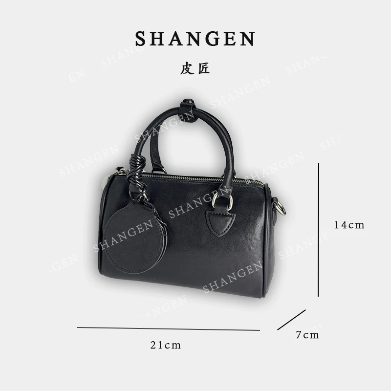 【尚恩CC】QYX-9702-黑色-轻奢时尚女士新款手提单肩斜挎包