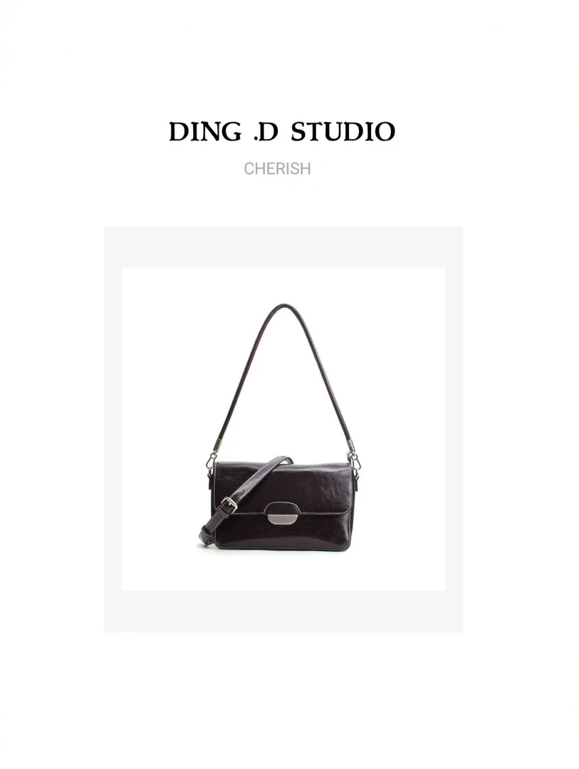 【DING.D】新品百搭简约单肩休闲时尚气质ins女包21586