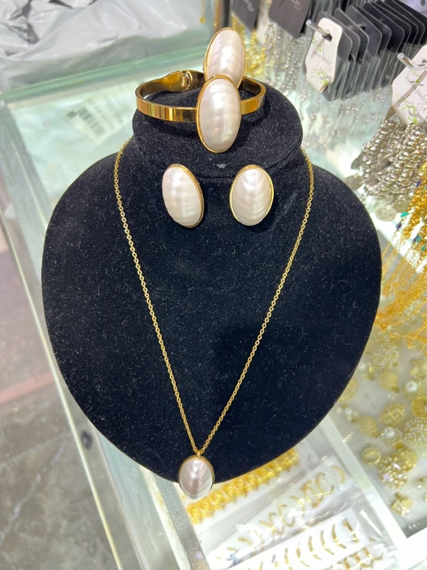 铜合金吊坠 珍珠项链百搭时尚休闲