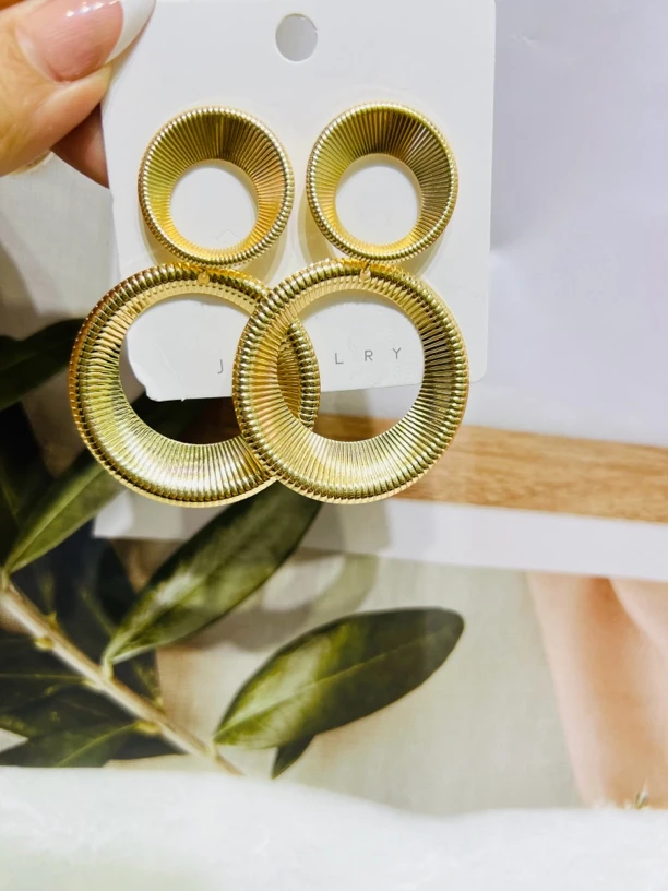 钛钢耳饰 太钢个性耳环时尚百搭简约