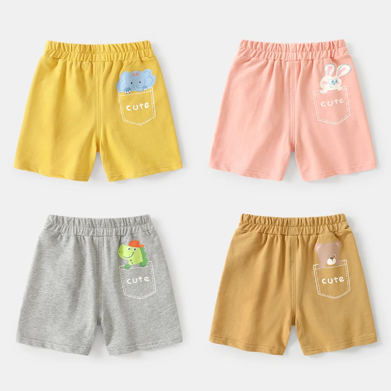 【现货】婴儿衣服休闲针织短裤夏装宝宝小童儿童薄款裤子夏季Y8799