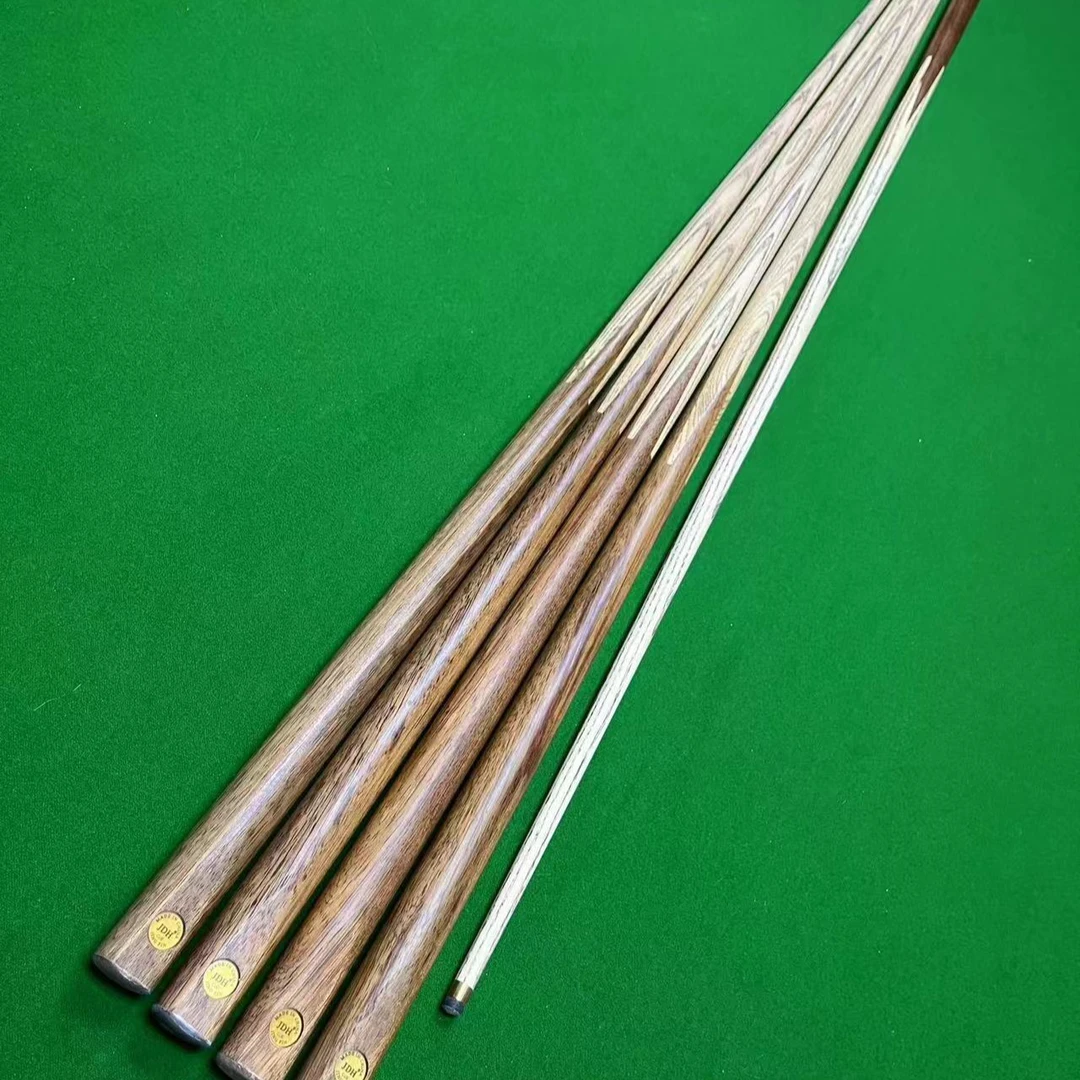 高品质台球杆小头斯诺克中式黑八桌球杆免漆实木一体球房公杆分体