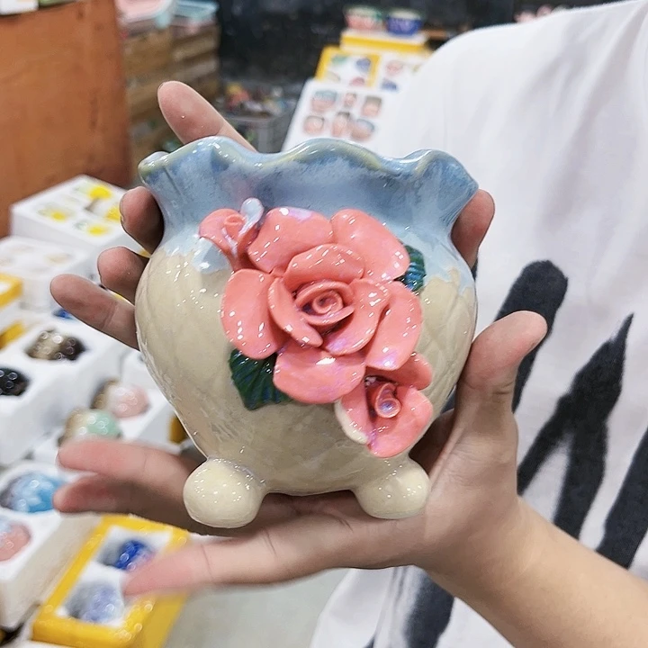 陶瓷高温陶瓷多肉花盆