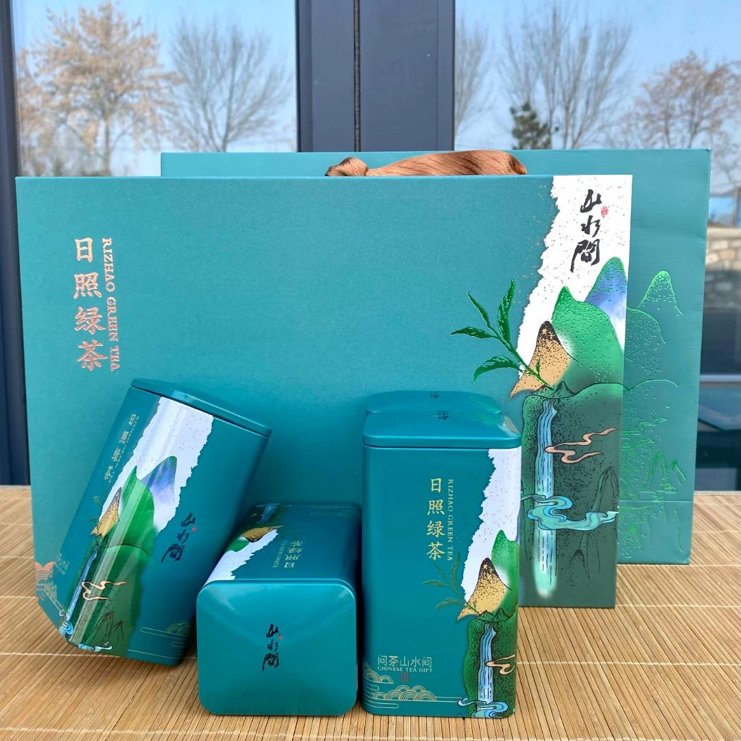 巨茗日照绿茶新茶浓香板栗香茶礼【山水间礼盒】