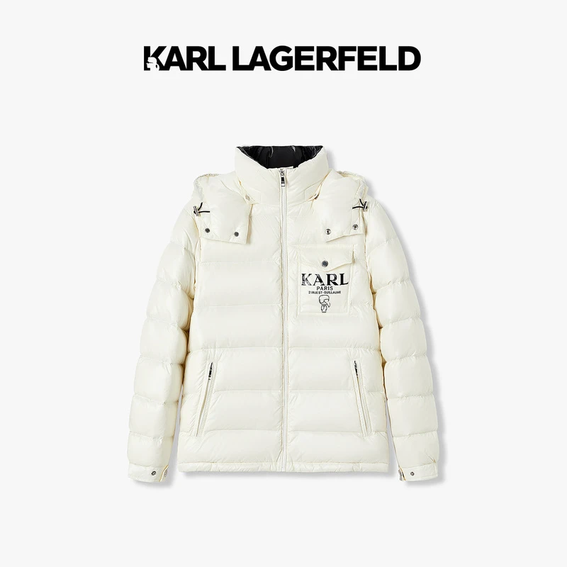 【臻享男装】KARL LAGERFELD卡尔拉格斐2024冬季羽绒服1K1D70108175