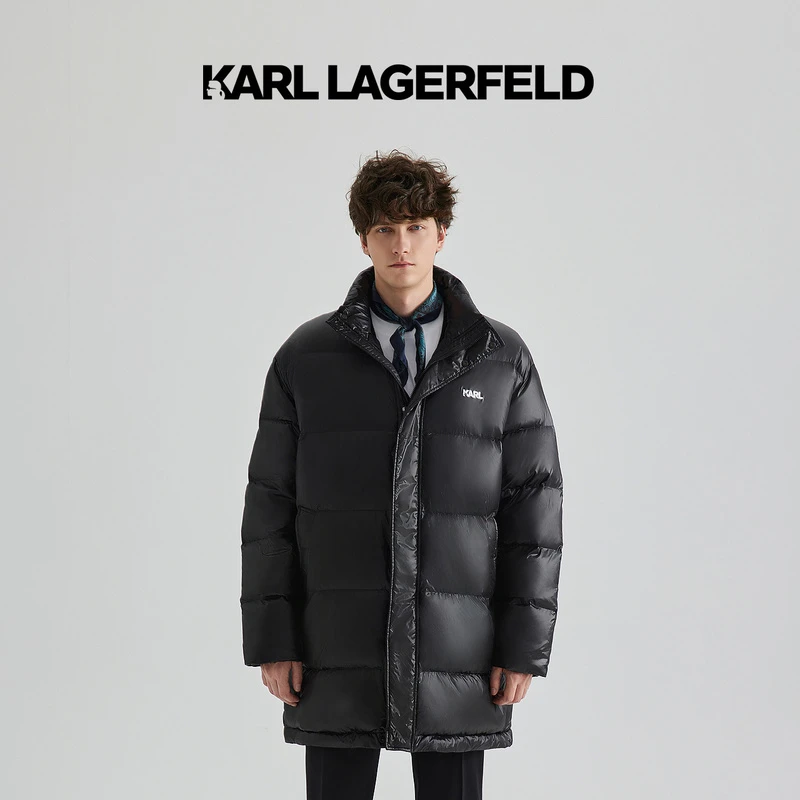 【臻享男装】KARL LAGERFELD卡尔拉格斐2024新款羽绒服1K1D70108900