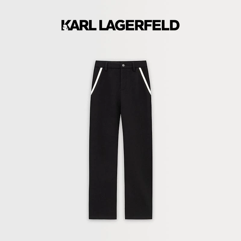 KARL LAGERFELD卡尔拉格斐秋季新款休闲裤老佛爷E36W1099
