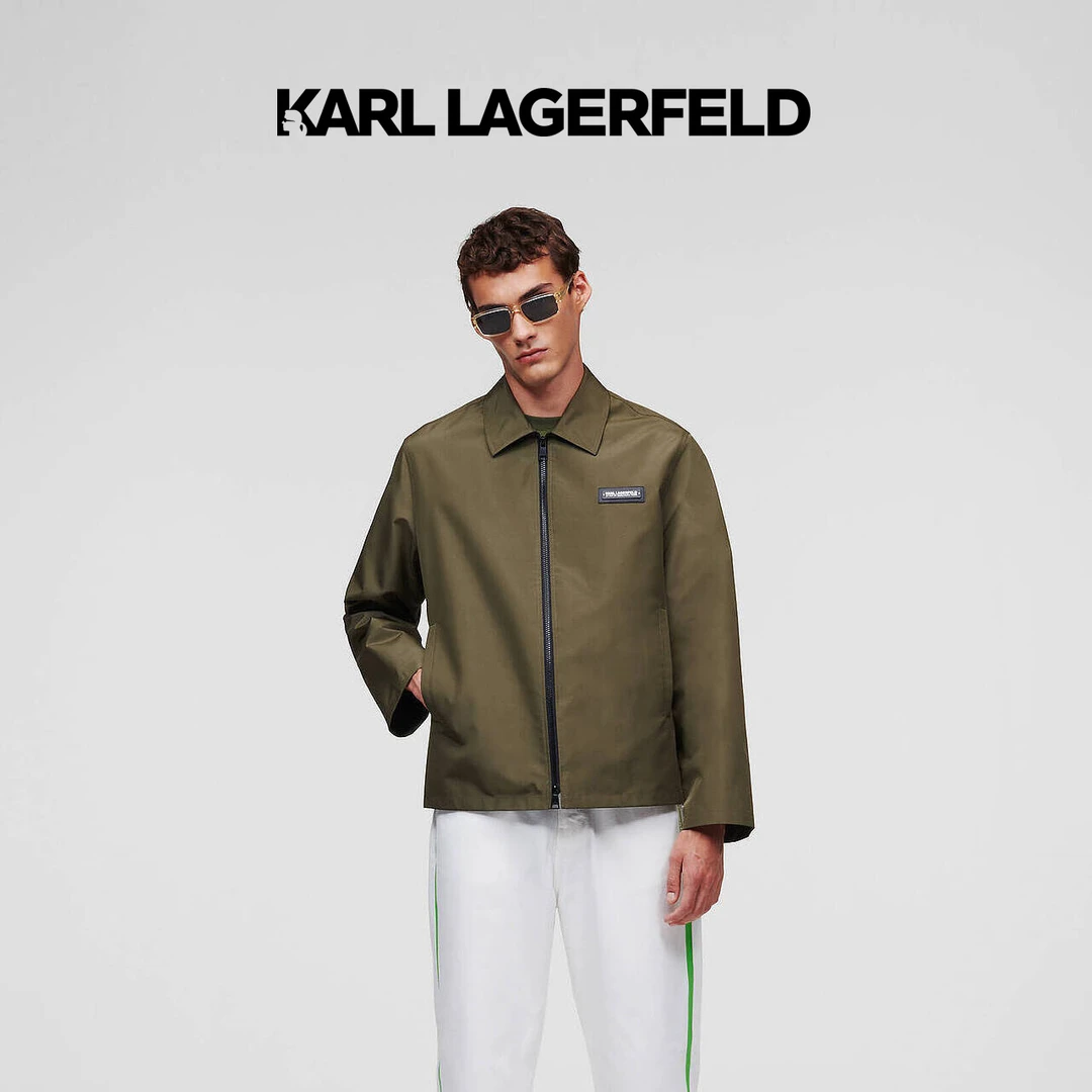 【官方男装】KARL LAGERFELD卡尔拉格斐夏新夹克外套老佛爷231M1401