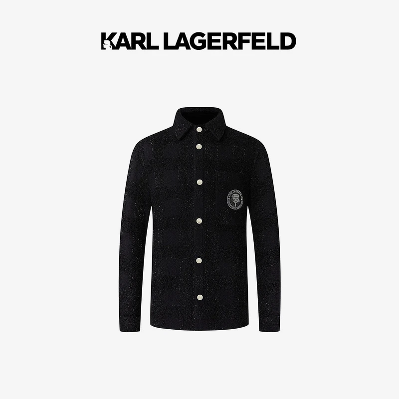 【臻享男装】KARL LAGERFELD卡尔拉格斐新衬衫式夹克老佛爷M21O1412