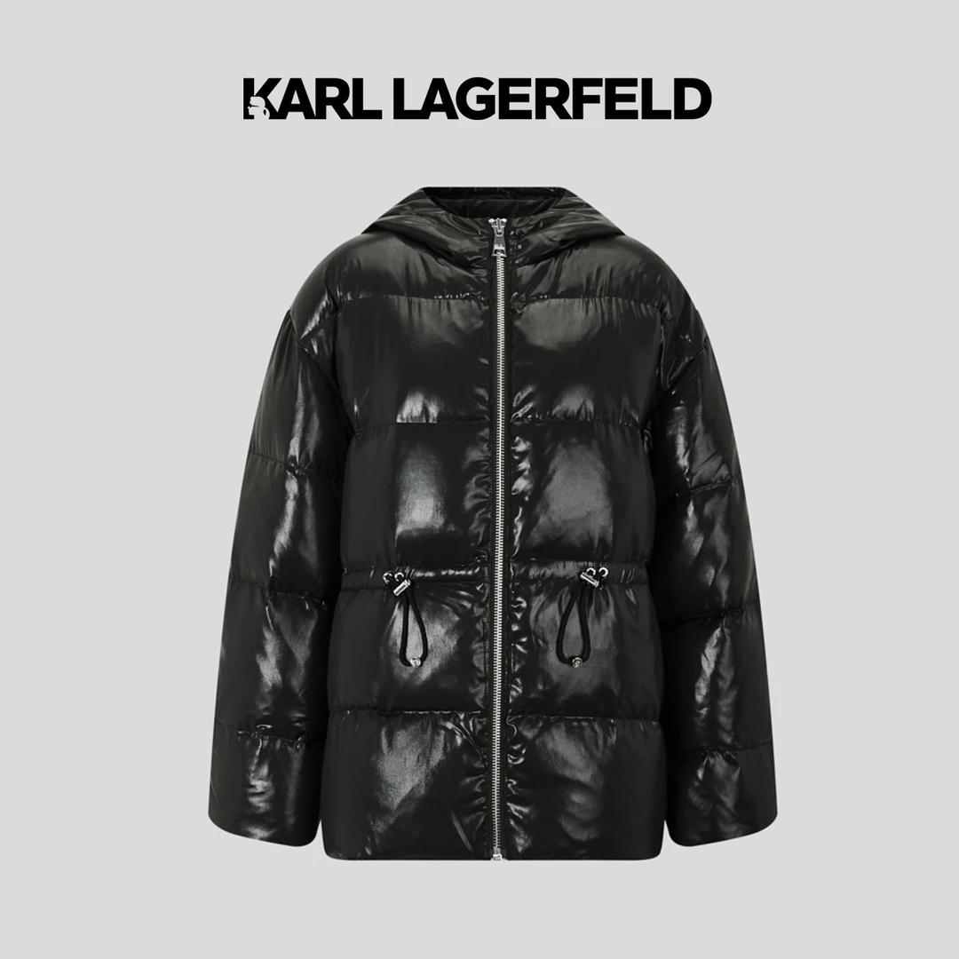 KARL LAGERFELD卡尔拉格斐2022秋新款鹅绒羽绒服女老佛爷216L1549