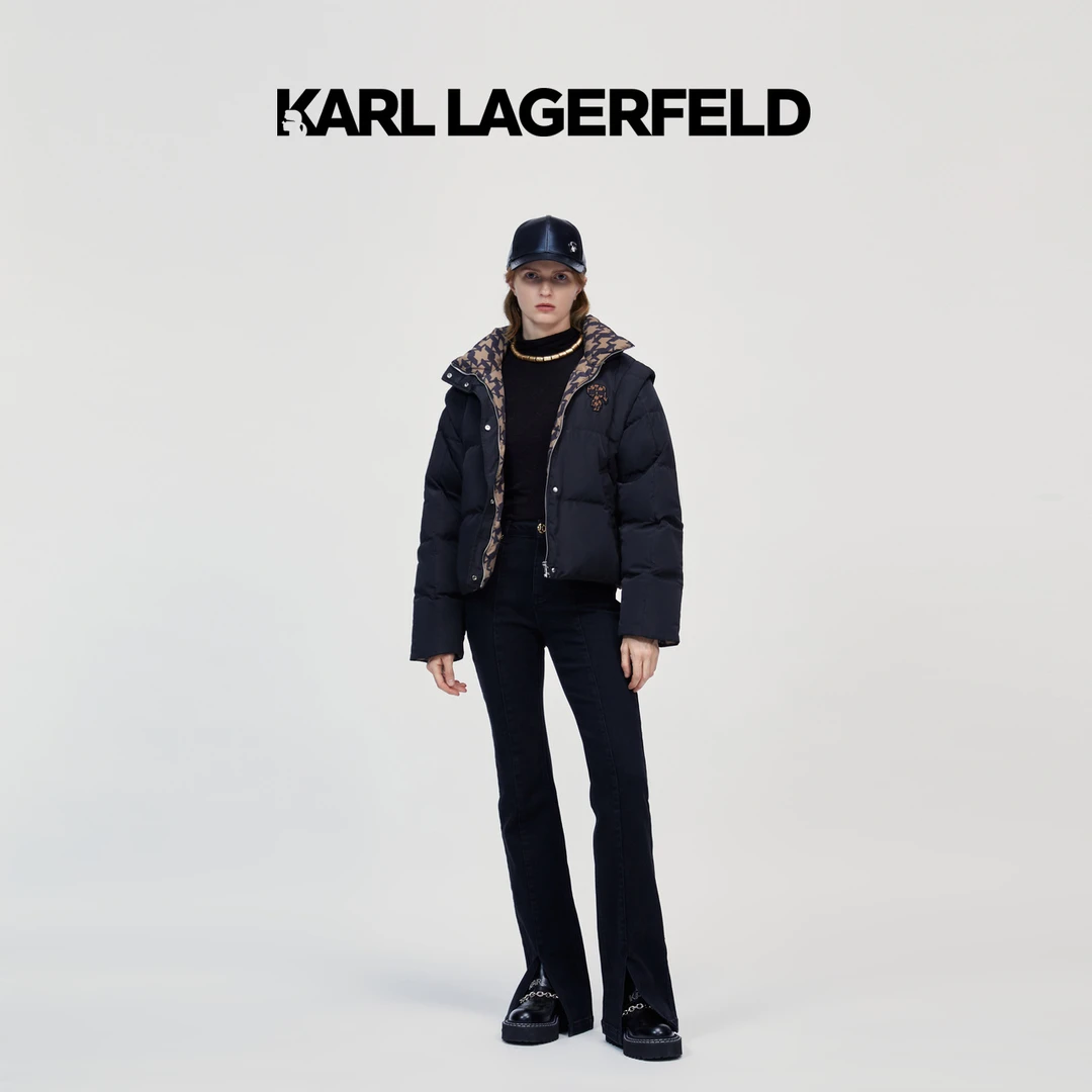 KARL LAGERFELD 卡尔拉格斐秋冬两面穿羽绒服226L1521