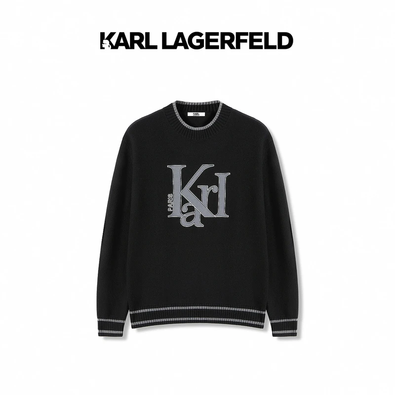 【臻享男装】KARL LAGERFELD卡尔拉格斐2024冬季套头衫1K1D70202256